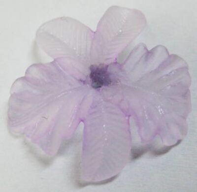 Orchid Petal - 21 x 22mm Mauve - 6 Pieces