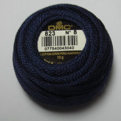 Perle 8 NAVY BLUE 10 grams  -  80 meters