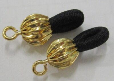 Eye Glasses Ends Gold/Black