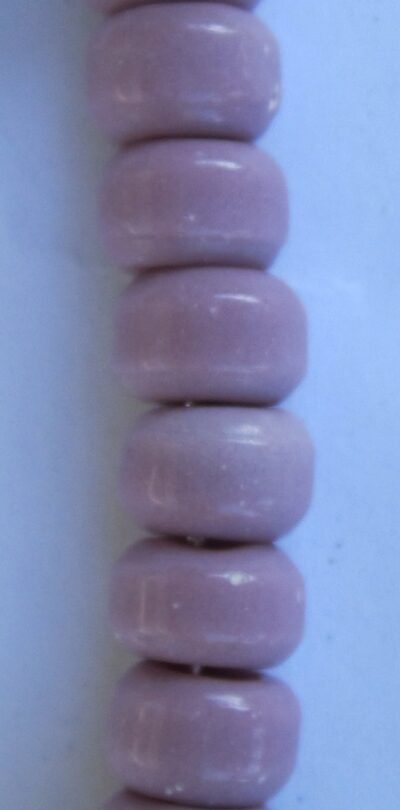 GLASS JUG  BEADS 9mm Musk Opaque 40pieces