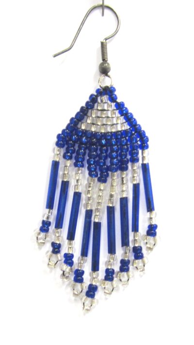 0012 Blue & Silver Earrings