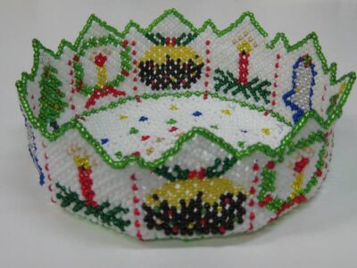 0803,  13.5cm Christmas Basket