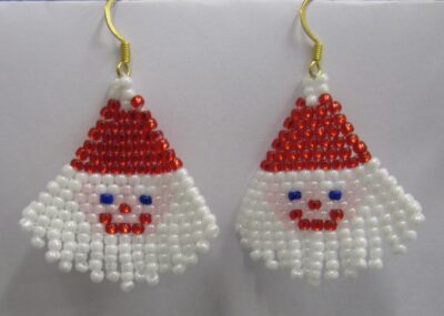 EARRINGS, PB1715 Santa