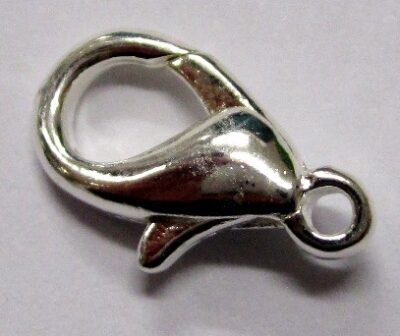 13mm Parrot Clasp - Silver plated