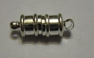 Clasp Magnetic 6x17mm Antique Silver 2pieces