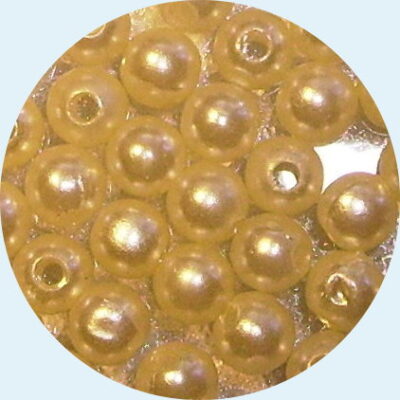 Acrylic Round Pearl 3mm Cream 5grams