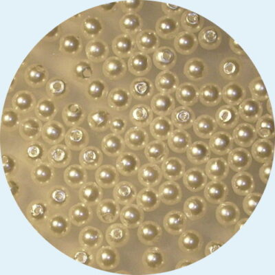 Acrylic Round Pearl 4mm White 5grams