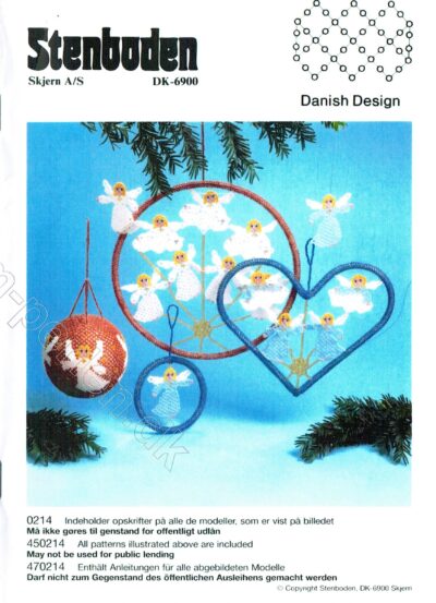 0214  Angel Hangers, 10cm Ball   sold out