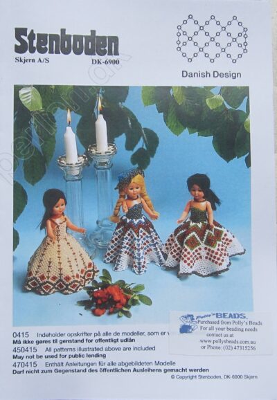 0415  3 Doll's Dresses