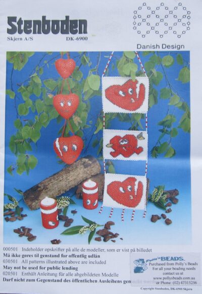 0501 9cm,7cm,5cm  Heart Hanger, Wall hanging with Hearts, Candle Sticks