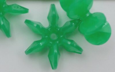 Transparent Xmas Green 30pieces