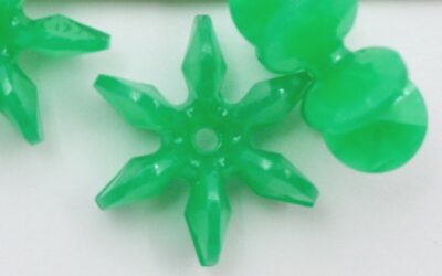 Transparent Xmas Green 20 pieces
