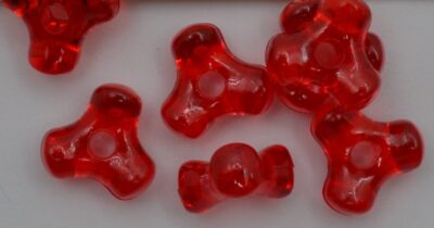 Transparent Raspberry 120pieces