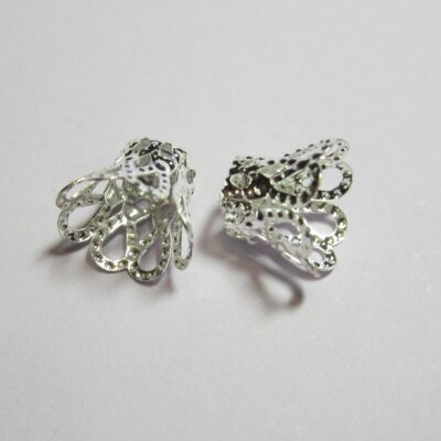 7x8mm Bell Cap Silver