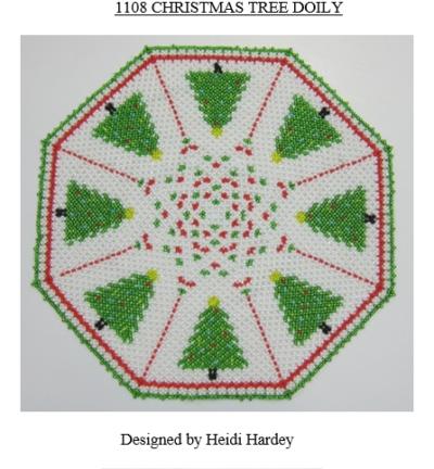 DOILY, PB1108 Christmas Tree 26cm