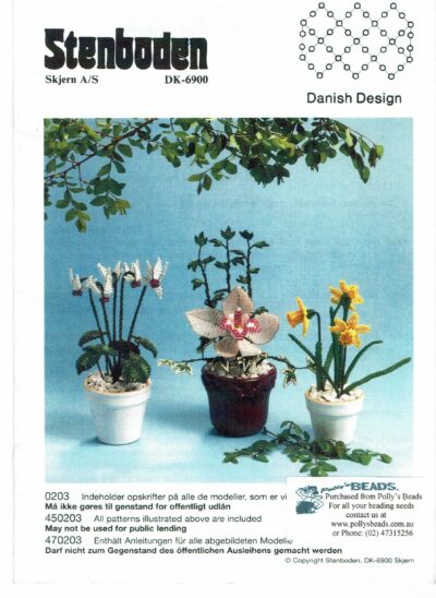 0203 Daffodil, Cyclamen, Orchid and Ivy