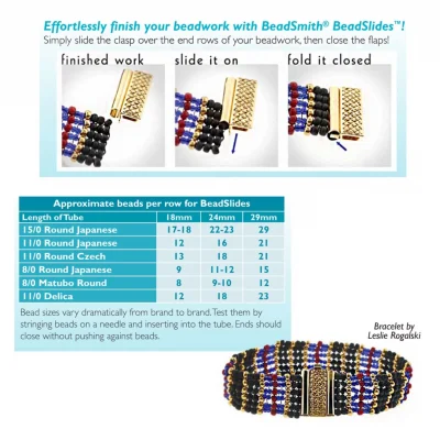 Gold Plated Beadslide Clasp - Image 4