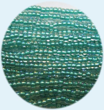 3884, Metallic Green Lined Crystal AB