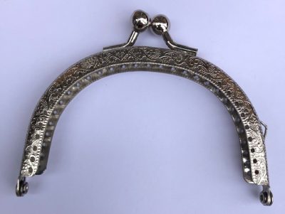 PURSE FRAME 9CM ANTIQUE SILVER